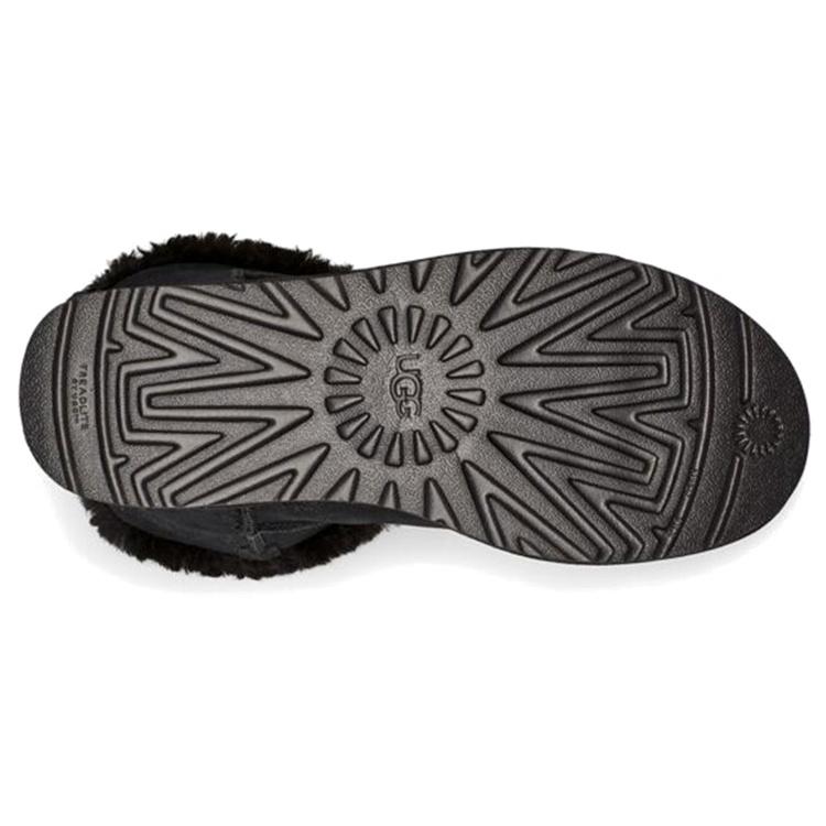 (WMNS) UGG Mini Bailey Bow Glimmer Black Women's 1125795-BLK