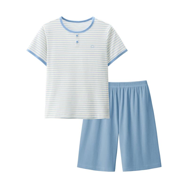 Bananain 511 Sleep Kids  Quick Dry Striped Loungewear Set 120