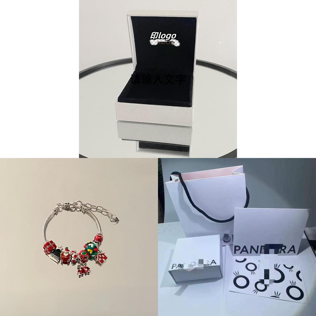 Christmas Diy Beaded Bracelet With Santa Claus Tree Snowflake For Women Gift