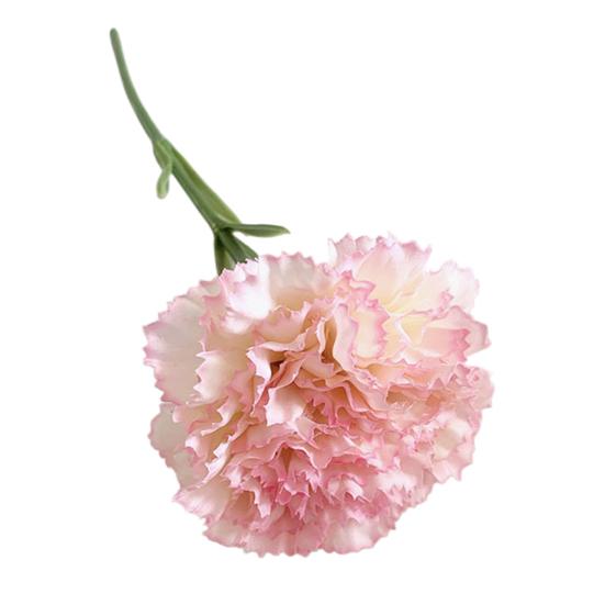 Künstliche Nelkenblume 29 cm Fake Seiden-Nelkenblume mit Einzelstiel für Hochzeit Brautstrauß Jubiläum Geburtstag Haus Esstisch Dekoration