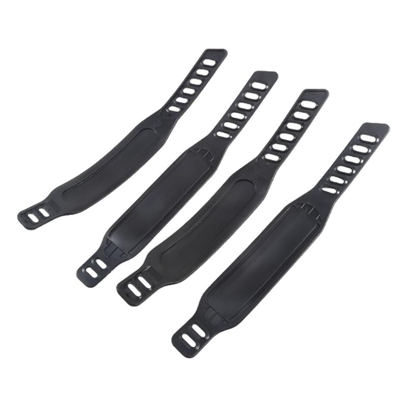 4pack Fitness Bike Pedal Strap Professional Foot Antiskid Belt Modified Part for Home and Gyms Use