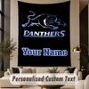 Custom Text Tapestry Penrith Panthers Print Wall Tapestry Indoor Living Room Wall Decor