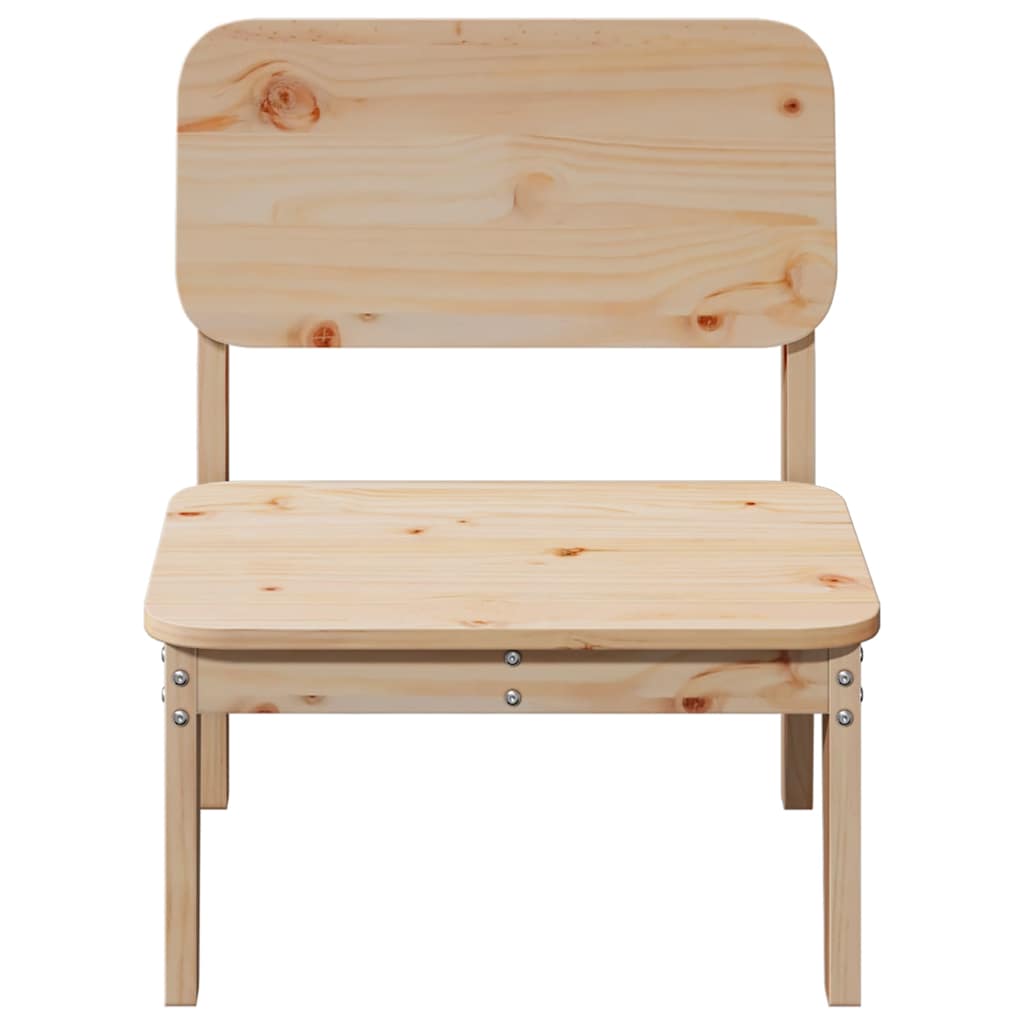 Garden Chairs 2 pcs 60 x 52.5 x 72 cm Solid Pine Wood