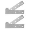 2pcs Rotatable Pivot Hinges Stainless Steel Hidden Pivot Hinges Cabinet Pivot Hinges  Windows