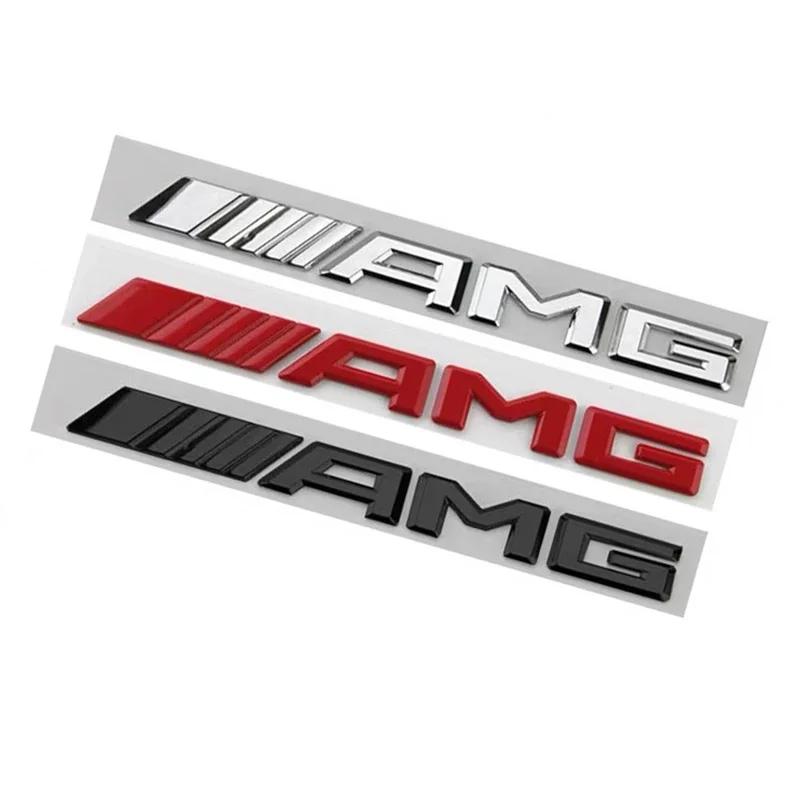 C200 E200 For Mercedes Benz Metal Car 3d Rear Letter Emblem Trunk Sticker for Mercedes Benz AMG C E S GLE CLC Class W204 W203 W2