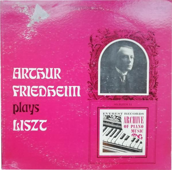 LP Record ARTHUR FRIEDHEIM  Plays Liszt X925 EVEREST US Classical Used