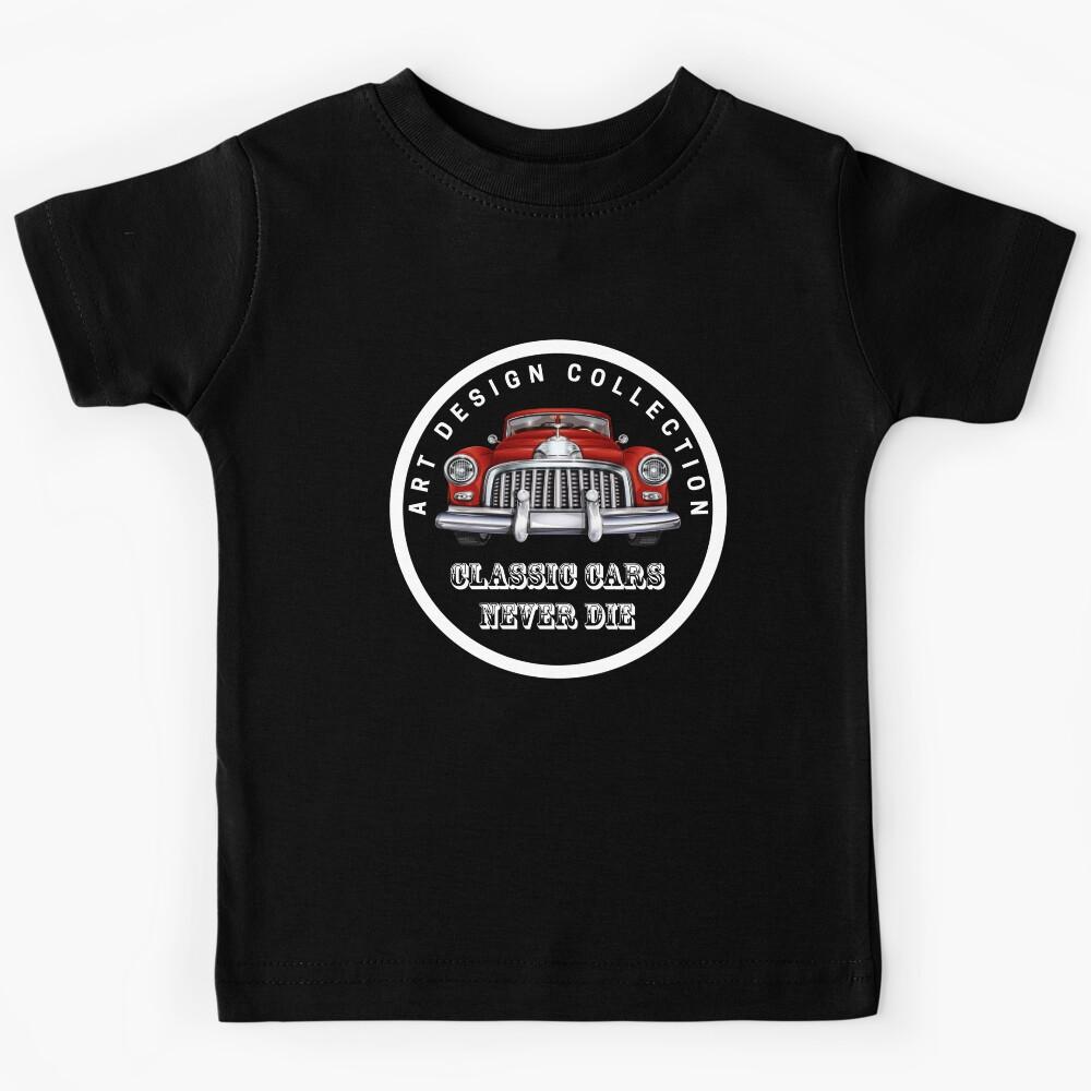 Art design classic cars NEVER DIE Kids T-Shirt 170