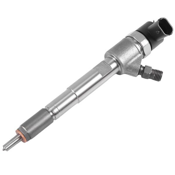 Black Metal Diesel Injector Nozzle for Car (1 Piece), Compatible with 0445 Model.