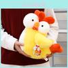 Funny Big Eye Chicken Plush Toy Gift Rooster Doll Pillow Cartoon Stuffed Animal 25cm 35cm