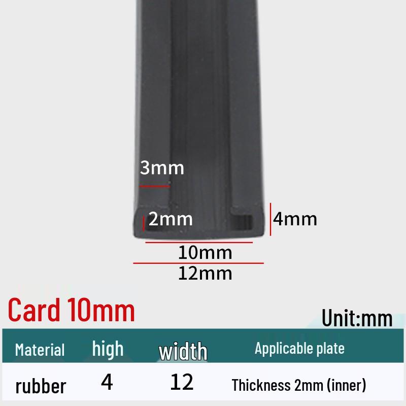 

Double U-Shape Rubber Clamp Pad with Anti-Collision Edge Protection