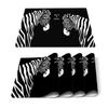 Nordische Zebra Zwart Wit Dierendruk Placemat Boerderijdier Placemat voor Huisfeest Eettafels Bruiloft Keuken Banketten Decor