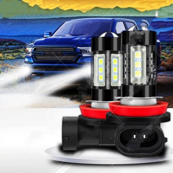For Nissan Pathfinder 2013-2016 - 2PC 6000K Super White LED Fog Light Lamp Bulbs