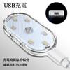 Universal Car Interior LED Reading Light with 7 USB Mini Ambient Colors, Charging, Touch-Touch Light, 2-Pack