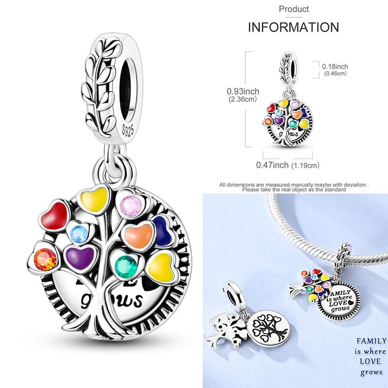 New Graffiti Butterfly Charm 925 Silver Glow Firefly Travel Love Heart Cat Clip Beads Fit Bracelet Necklace DIY Jewelry