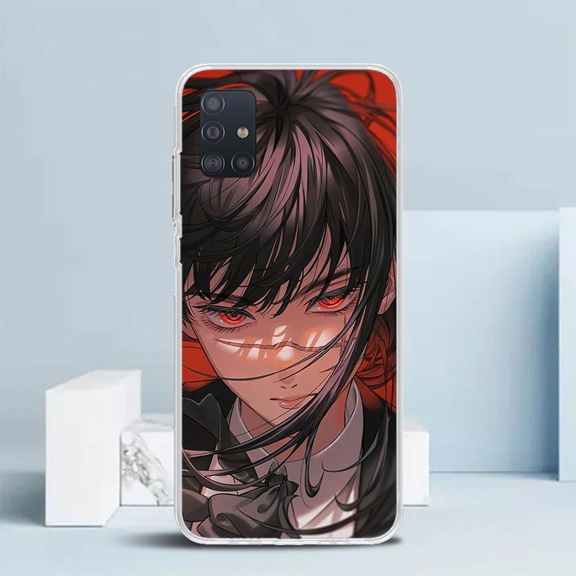 

C-Chainsaw Mans Yoru War Devil Phone Case For Samsung Galaxy A52 A32 A22 A12 A51 A50S A30S A10S Note 20 Ultra 10 S10 Plus A31 A2 Samsung Note 10