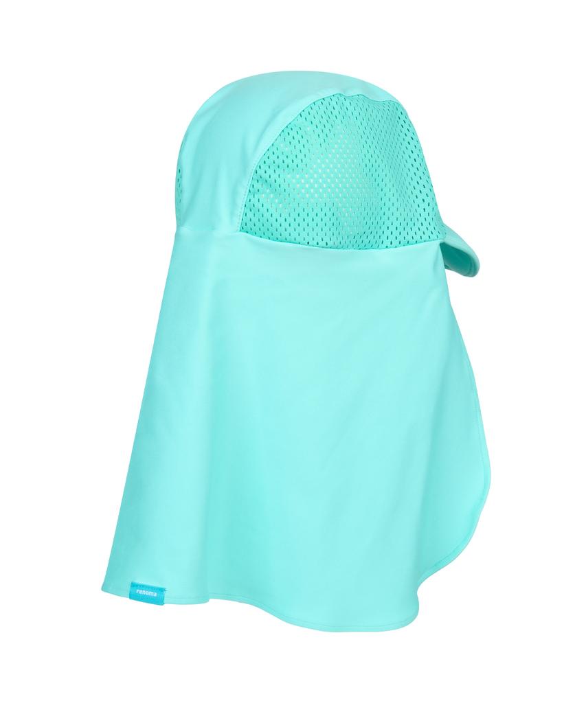 Lenomasuyeongbog Kids' Sunblock Flap Cap Mesh Swim Cap Mint Ro-Rc2G310-Mn