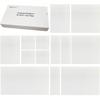 Transparent Sticky Notes 650 Sheets, Clear Sticky Notes, See Through Invisible Translucent Sticky Note for School, Office 13 Packs, (1.5"x1.5",