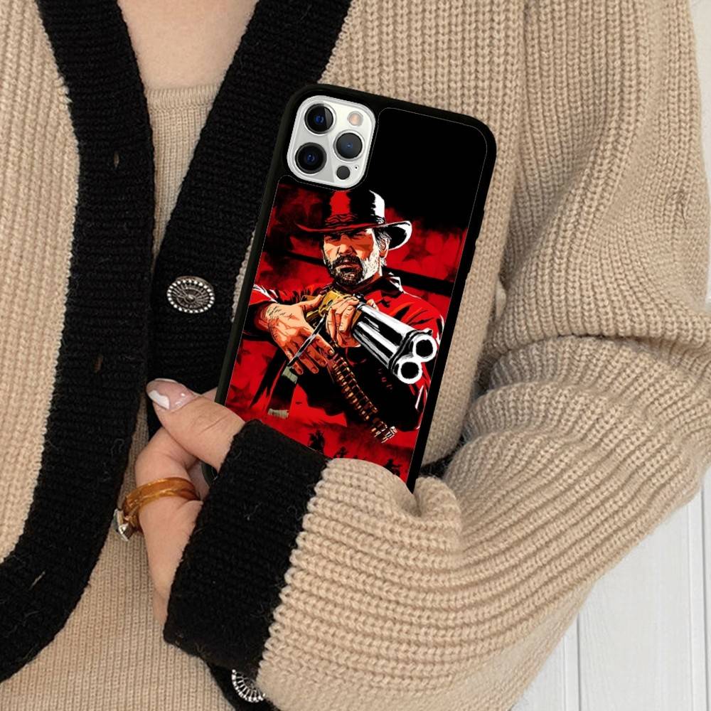 Game Red Dead R-Redemption Phone Case For IPhone 17 16 Pro Max Air 13 12 Mini 14 15 Plus 11 PC+TPU Back Cover
