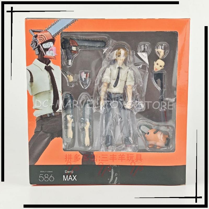 Figma 586 Chainsaw Man Anime Action Figures SHF Denji Katana Man Action Figure Anime Action Figures Toys