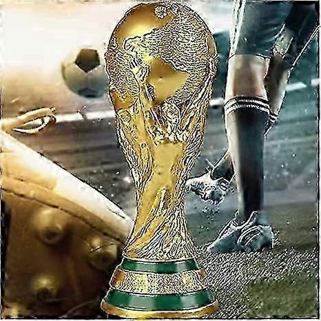 Official FIFA World Cup Trophy Replica - 27/36cm Resin Football Trophy for Fans and Collectors