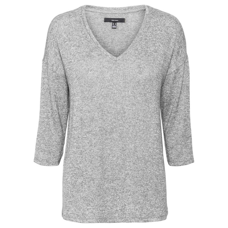Damenpullover mit 3/4-Ärmeln und V-Ausschnitt VERO MODA