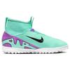 New Nike Mercurial Superfly 9 Academy Tf 'Aqua Green Purple White' Gs DJ5616-300