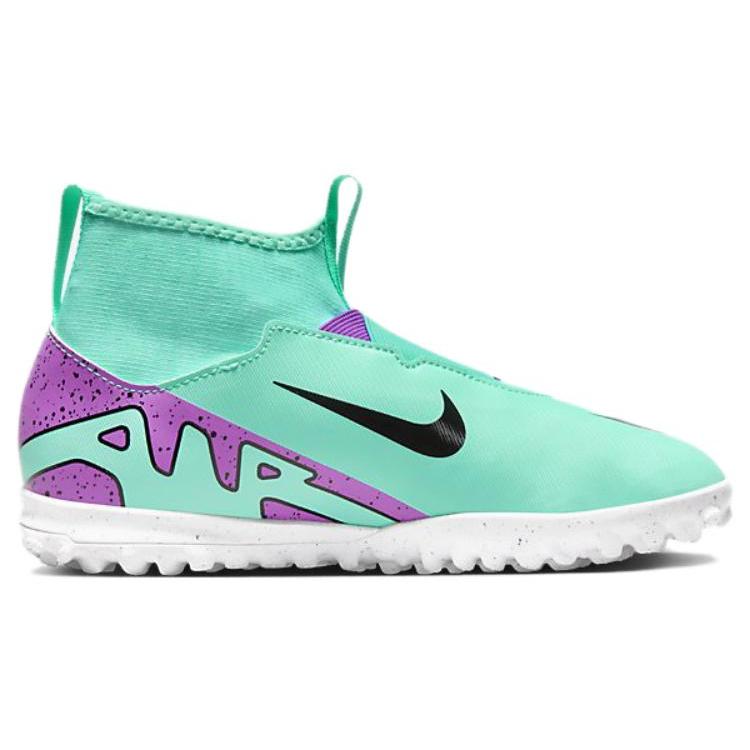 New Nike Mercurial Superfly 9 Academy Tf 'Aqua Green Purple White' Gs DJ5616-300