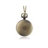 1 Piece of Exquisite Accessory with Chain Pocket Watch Round Groove, Men's and Women's Pocket Watch Round Groove Case