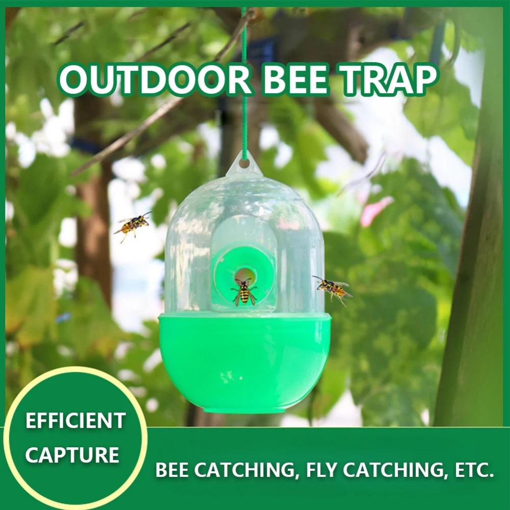 8PCS Reusable Fly Wasp Insect Traps Hanging Plastic Asian Hornet Catcher Fly Killer Orchard Insect Trap Pest Control Products