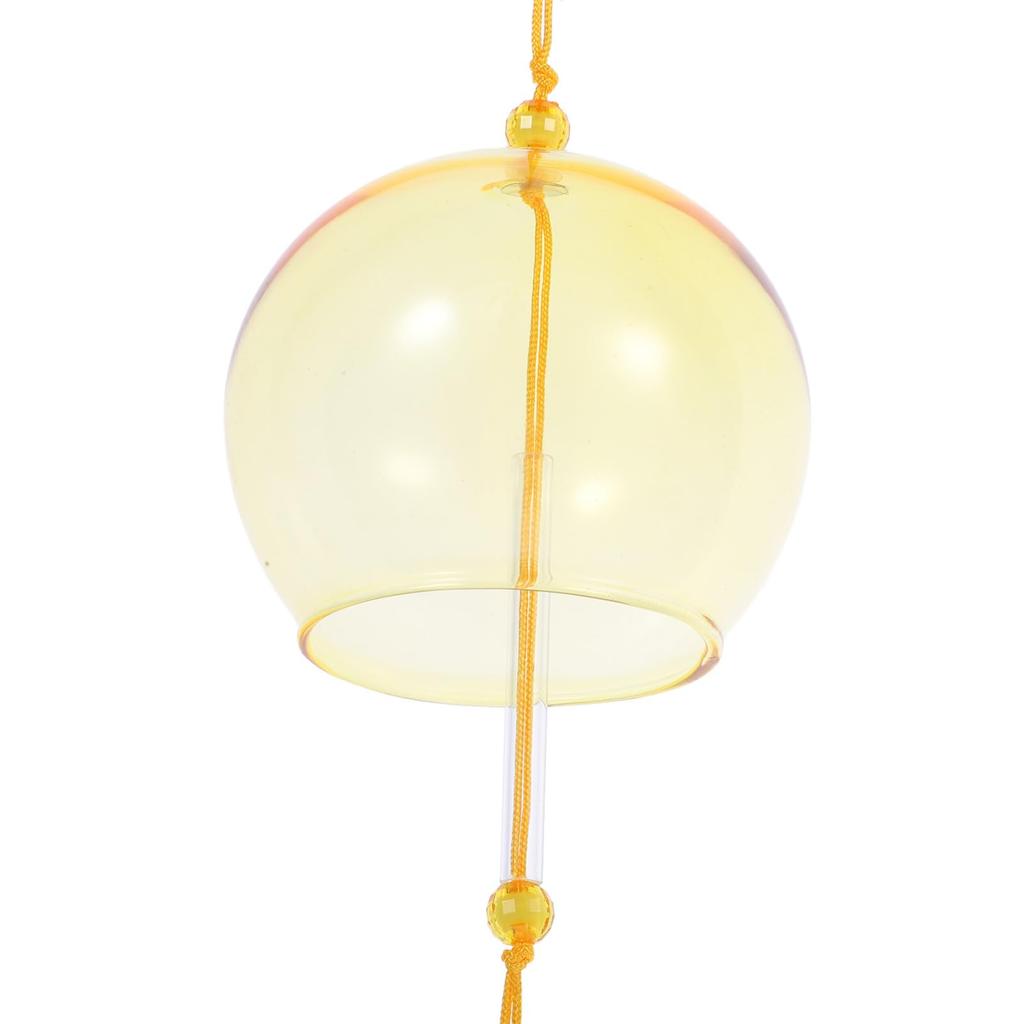 Didiseaon Glass Wind Set of Hanging Decorations for Balconies and Colorful and Japanese Wind Chimes Japanese-Style Chimes, 6, Gardens, Long-Lasting