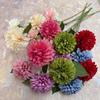 New Silk Artificial Dahlia Flowers Decorative Bouquet Chrysanthemum Fake Flower Floral Artificial Faux Plants Wedding