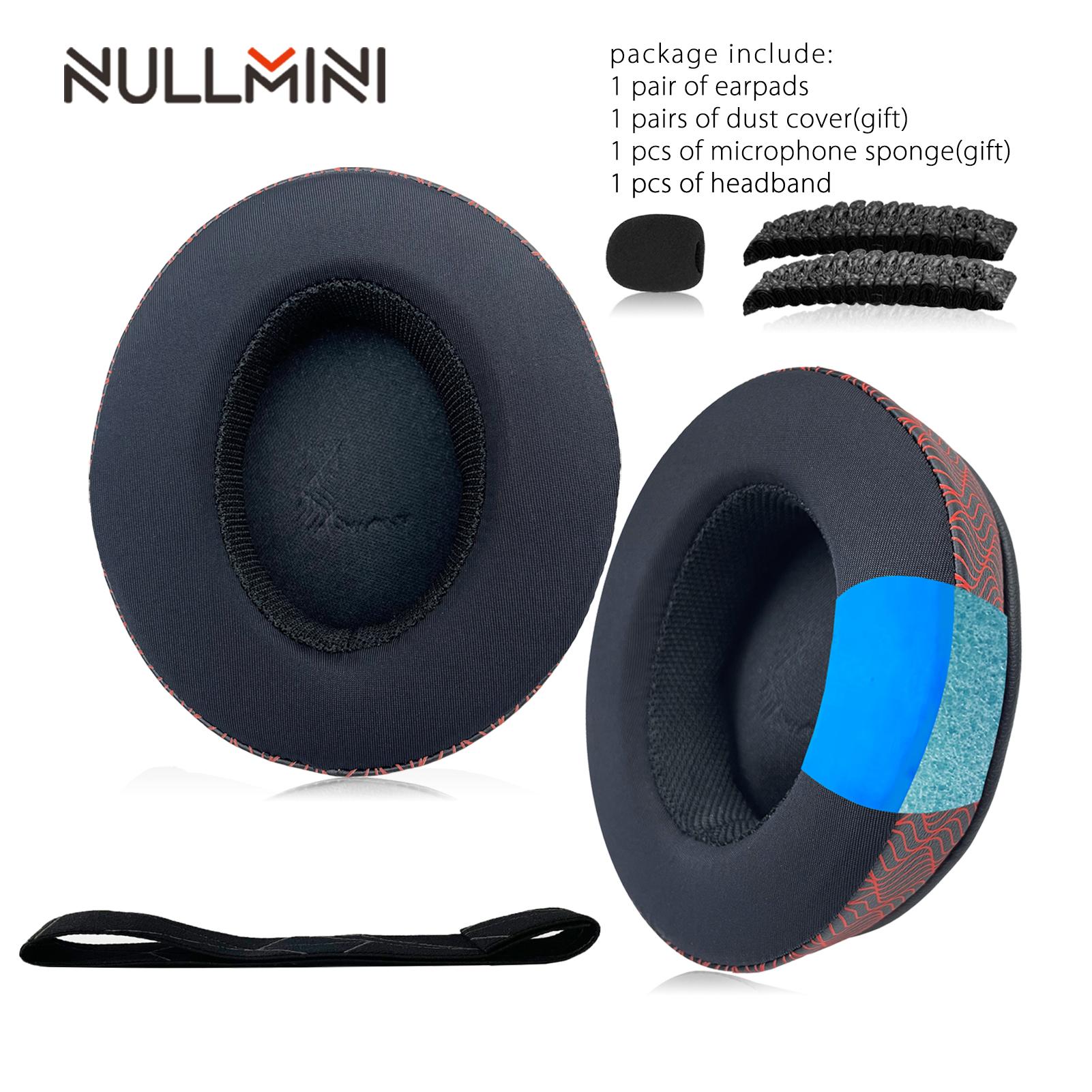 

Сменные амбушюры NullMini для наушников SteelSeries Arctis Pro, 7, 7p, 9, 9X, охлаждающий гель, амбушюры, чехлы, оголовье