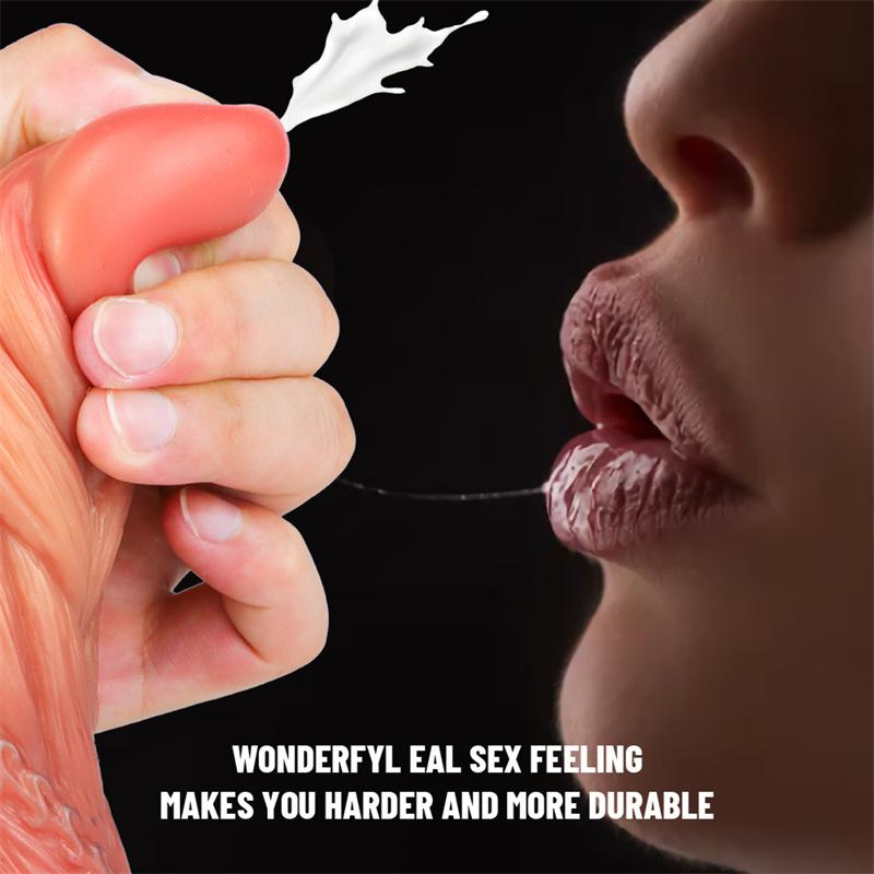 Dildo für Frauen Flüssigsilikon Super-Simulation Großer Dicker Dildo Erwachsenenprodukt Spielzeug für Frauen