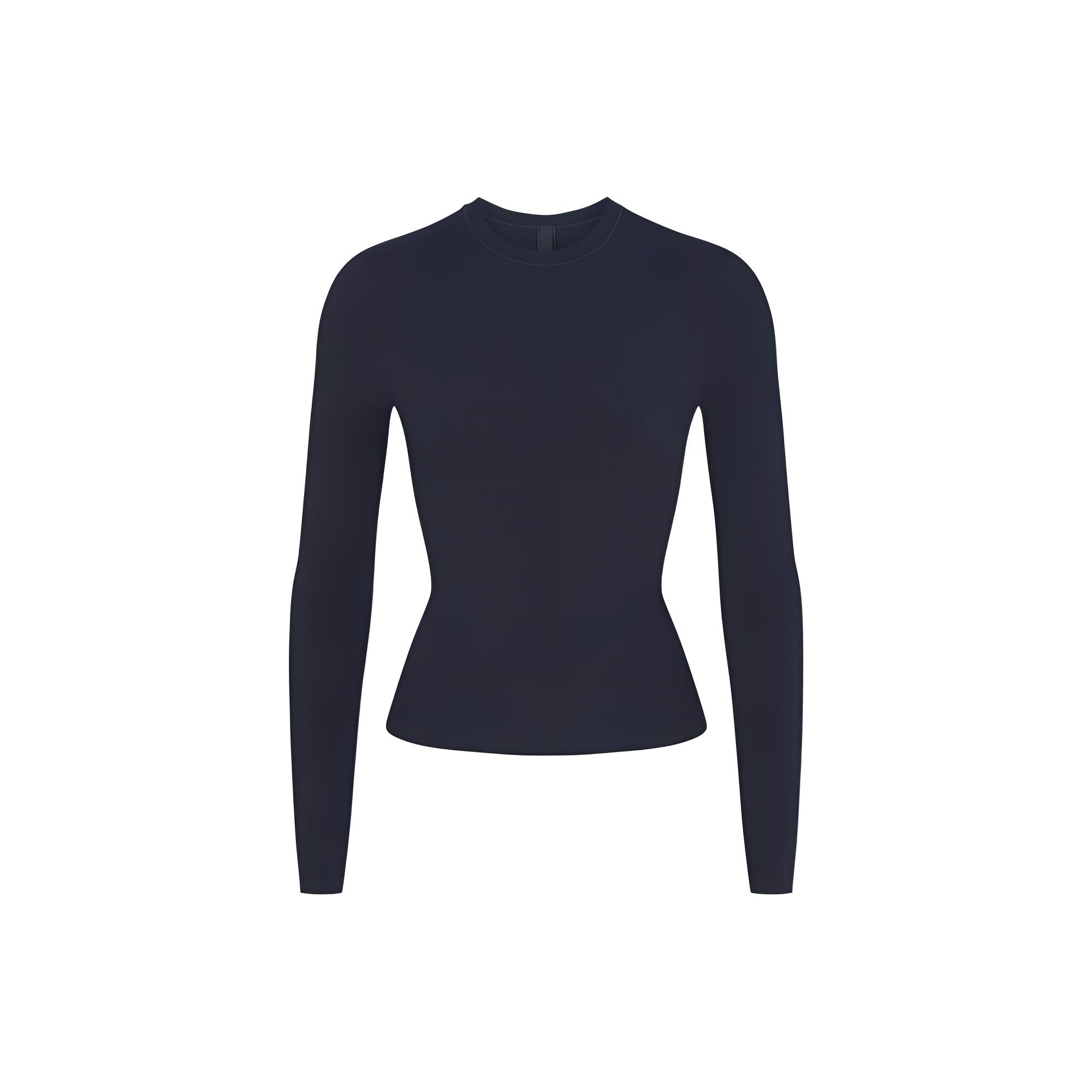 SKIMS Plain Cotton Long Sleeve T-Shirt
