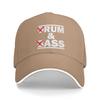 Drum and Bass Sun Baseball Cap  Summer Trendy Trucker Hat For UnisexTeens Outdoor Sport Baseball Caps