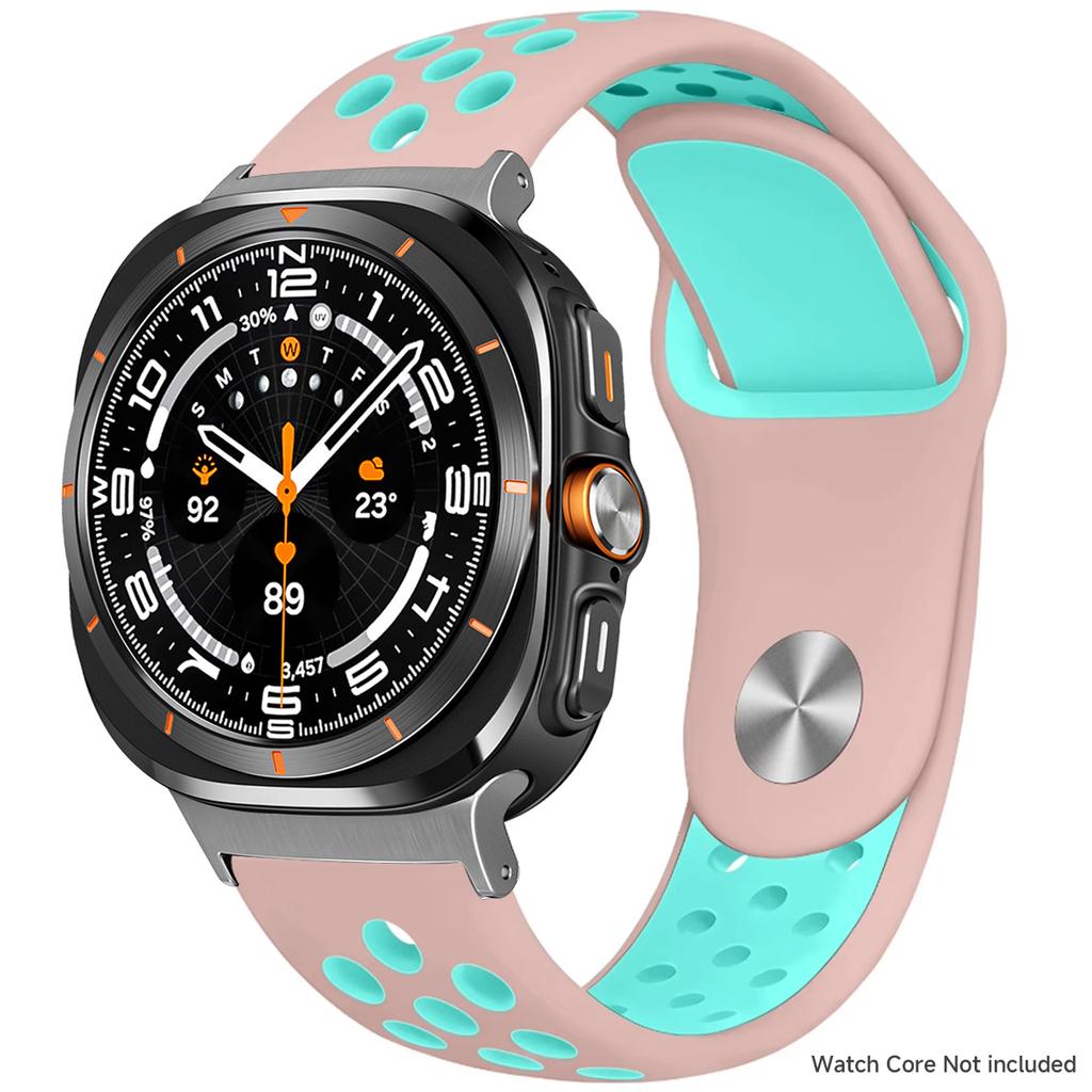 Silicone Strap For Samsung Galaxy Watch 8 40mm 44mm 8 Classic 46mm Sports Breathable Bracelet For Galaxy Ultra 2025 47MM Band