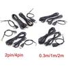 USB 2.0 Type A Male Female Power Supply Extension Cable USB Connector 2Pin 4Pin Wire Charger DIY Data Line