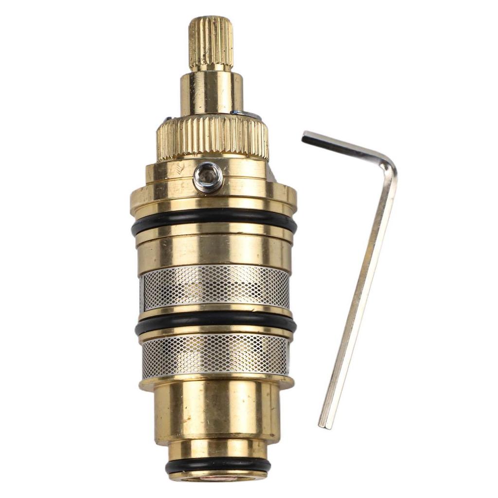 Brass Valve Built-in Thermal Components Safety Override Knob