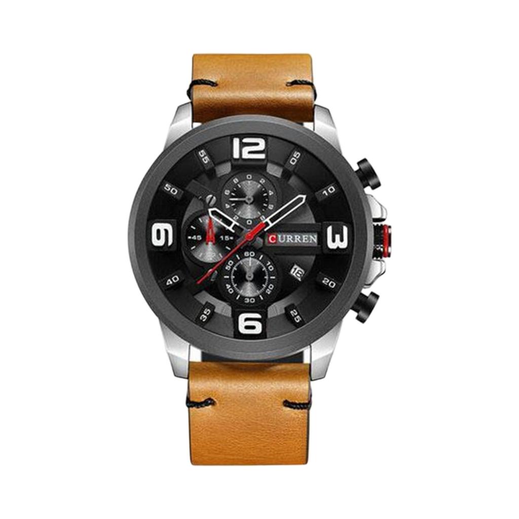 Men's Waterproof Luminous Running Alarm Clock Watch