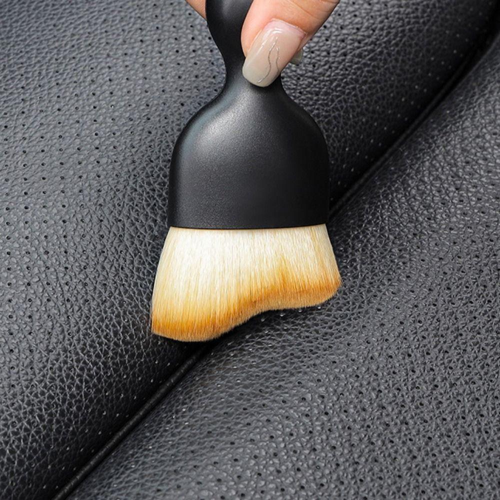 Curved Design Car Interior Cleaning Brush New Dust Sweeping Soft Brush  Car Slot