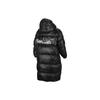 Nike Solid Color Long Hooded Casual Down Jacket Kids Outerwear Black FV3889-010