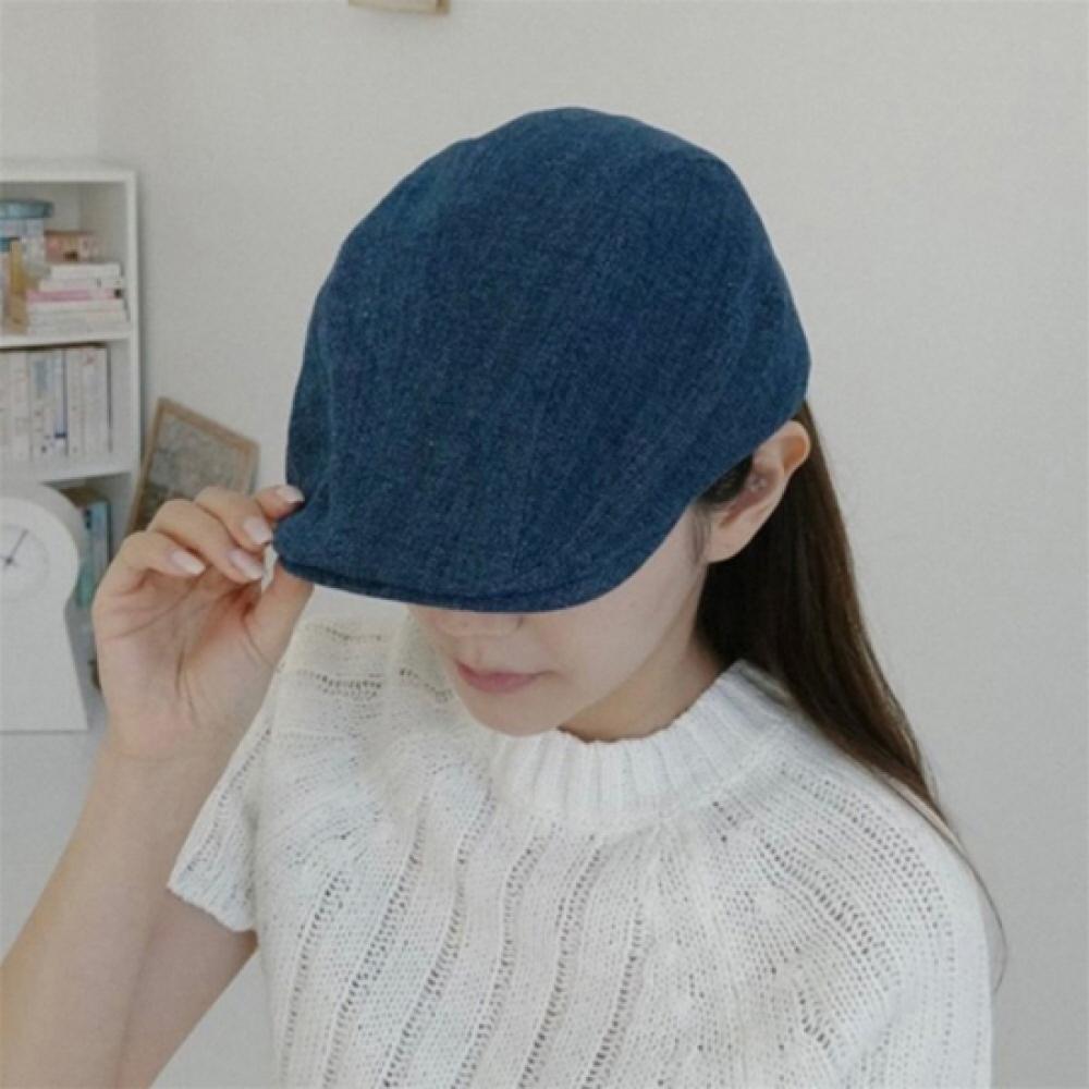 New Arrivals Open Run WoMen Denim Jacket Hunting Cap Buckle Style Men Flat Hat