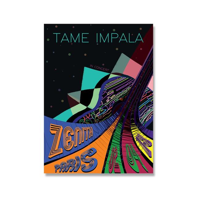 Tame Impala Canvas Painting Wall Art Gig Music Rock Band Posters and Prints Fleetwood Wall Pictures for Living Room Home Decor