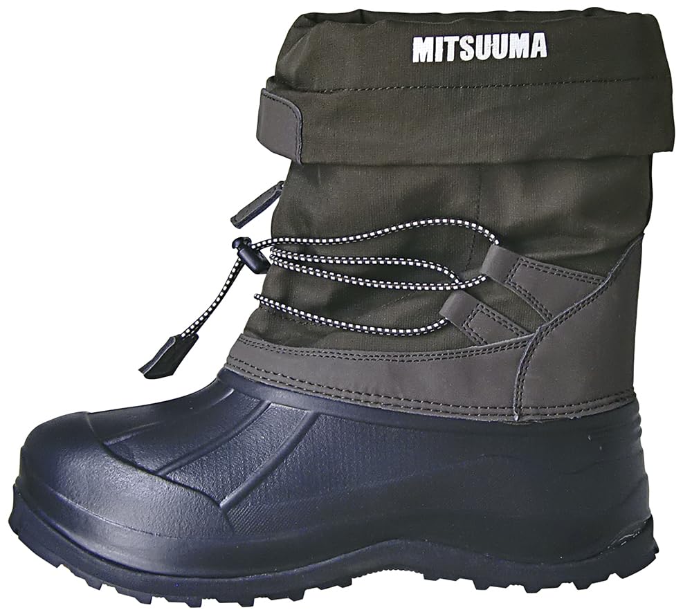 Mitsuuma Snow Cold Ceramic Boa LL SB-892 Boots, Weather, Lightweight, Non-Slip, Sole, 6cm, Waterproof, Warm, Lining, Brown,