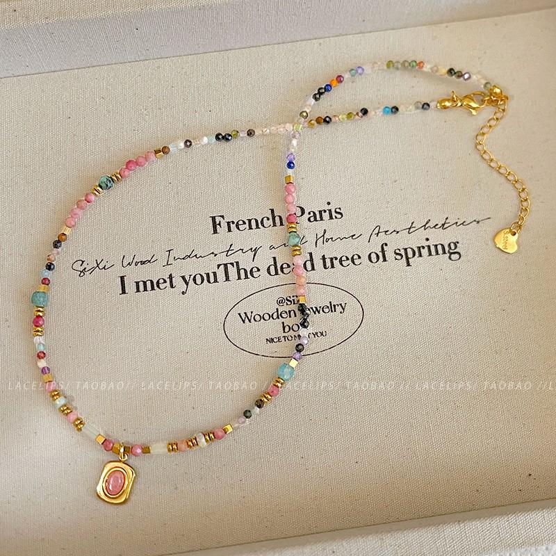 Элегантное двуслойное колье-чокер 2025 года из имитации бирюзы и жемчуга для женщин