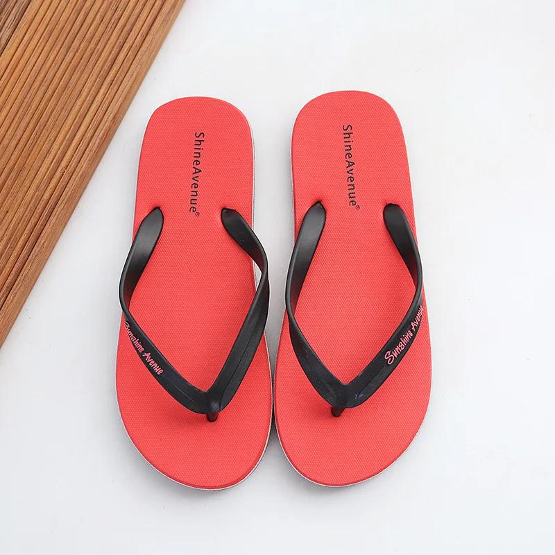 Fashion Summer Fashion Anti Slip Men's Flip Flops Outdoor Soft Soled Beach Slippers Men Shoes