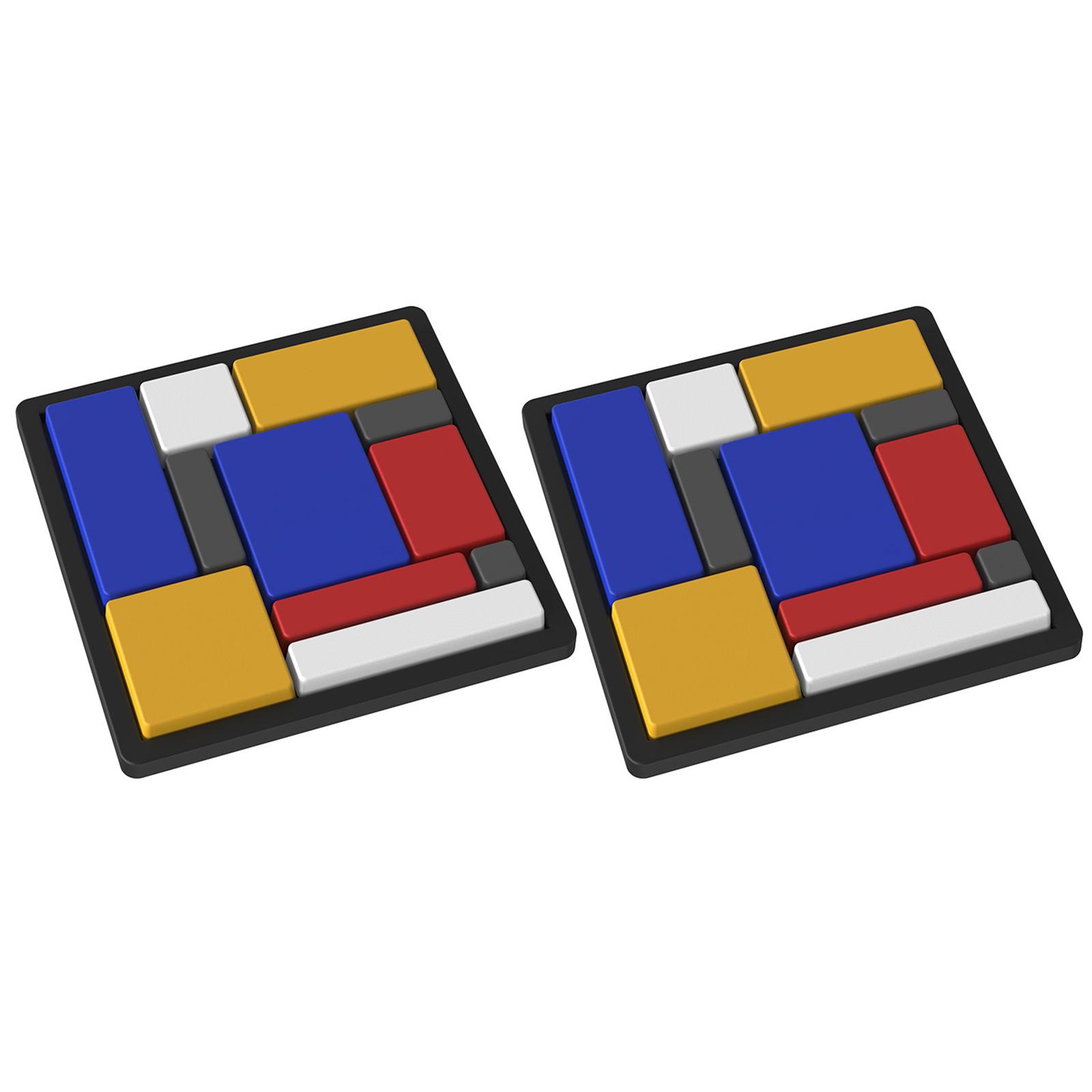 

2-10pcs Montessori Brain Blocks Puzzles Toys 88 Challenges 4 Difficulty Levels Fun Educational Logic Thinking Jigsaw for Kid