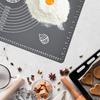 Silicone Pastry Board Kitchen Mat Pad Scale Measure Large XXL 65x45