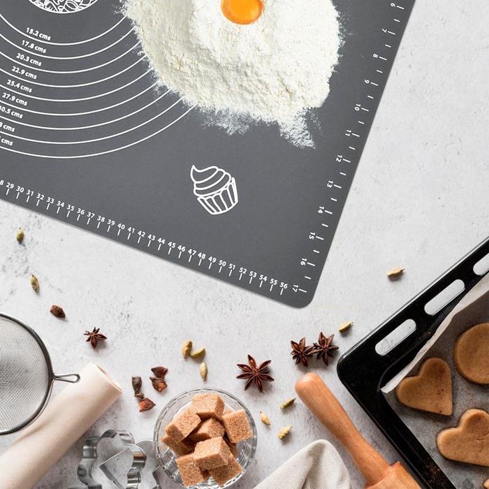 Silicone Pastry Board Kitchen Mat Pad Scale Measure Large XXL 65x45
