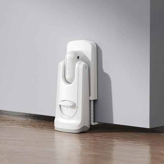 Baby Safety Door Stopper Self-adhesive Anti-slip Finger Pinch Guard Carpet Tile Concrete Wooden Floor Two-way Pet Door Limit Stop